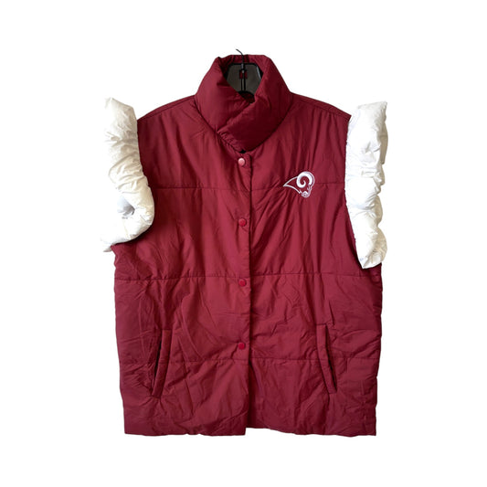 Owasso Rams- Embroidered Ram Logo - Flutter Sleeve Puffy Vest