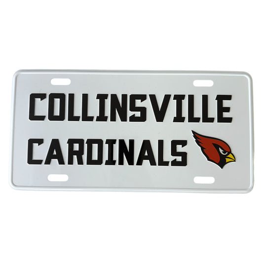 CVILLE Cardinals Embossed License Plate