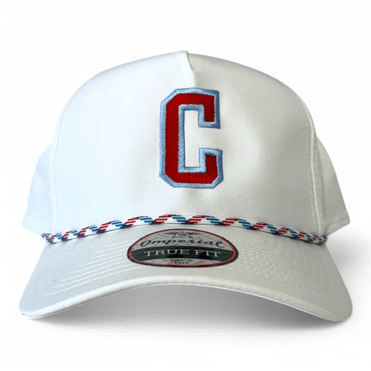 Collinsville Cardinals "C" Imperial Rope Snapback Hat