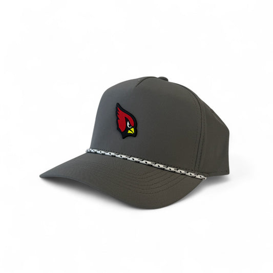 Collinsville Cardinals - 3D Rubber Patch Cardinal Icon - Perforated Rope Hat