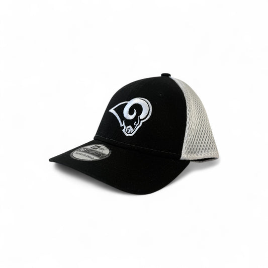 Owasso Rams - Embroidered Ram Outline - New Era Youth Flexfit Hat