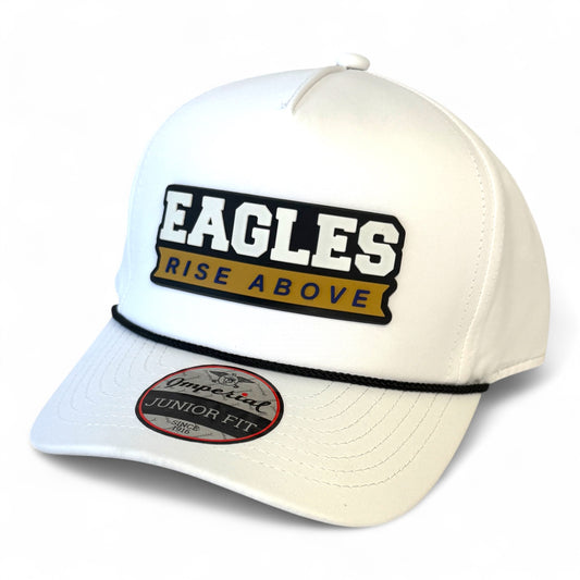 Rejoice Eagles - 3D Rubber Patch Eagles Rise Above - Junior Imperial Rope Hat