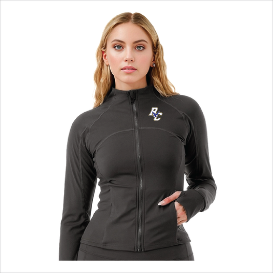 Rejoice Eagles - Embroidered Rejoice Christian Eagles Logo- Active Full Zip Jacket