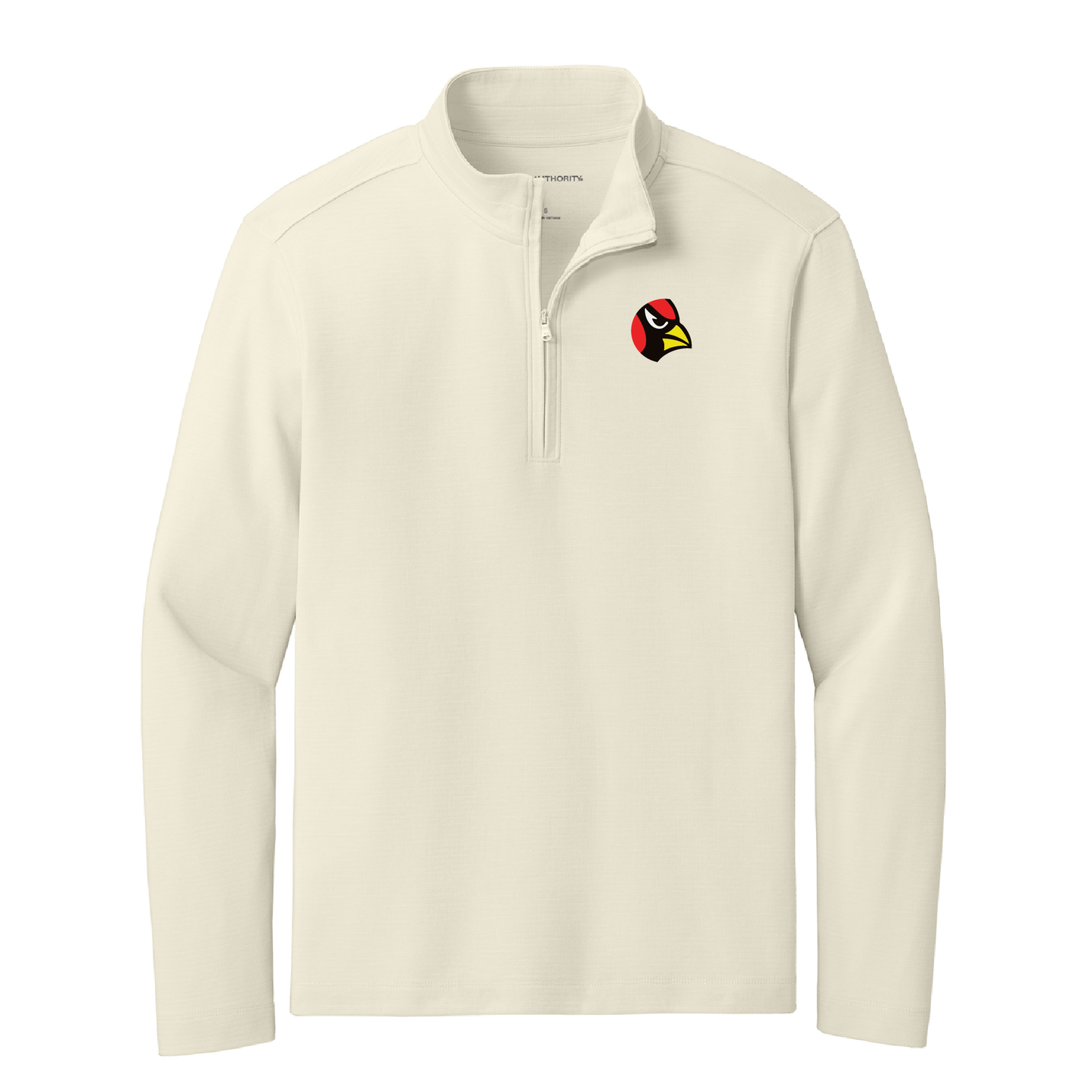 Collinsville Cardinals - Embroidered Circle Cardinal - 1/4 Zip Pullover