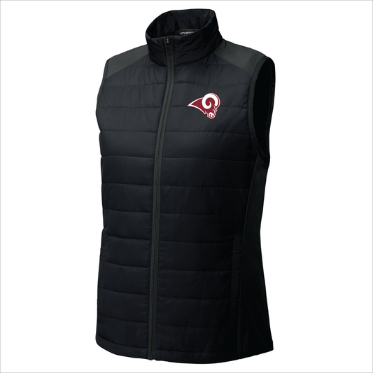 Owasso Rams - Embroidered Ram Logo - Ladies's Hybrid Vest
