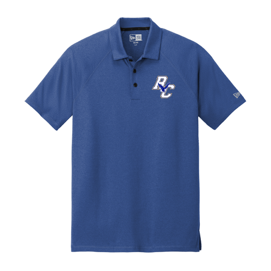 Rejoice Eagles - Embroidered Rejoice Christian Eagles Logo - New Era Polo (Royal)(White)