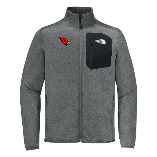 Collinsville Cardinals - Embroidered Cardinal - The North Face Dove Creek Full-Zip Fleece Jacket