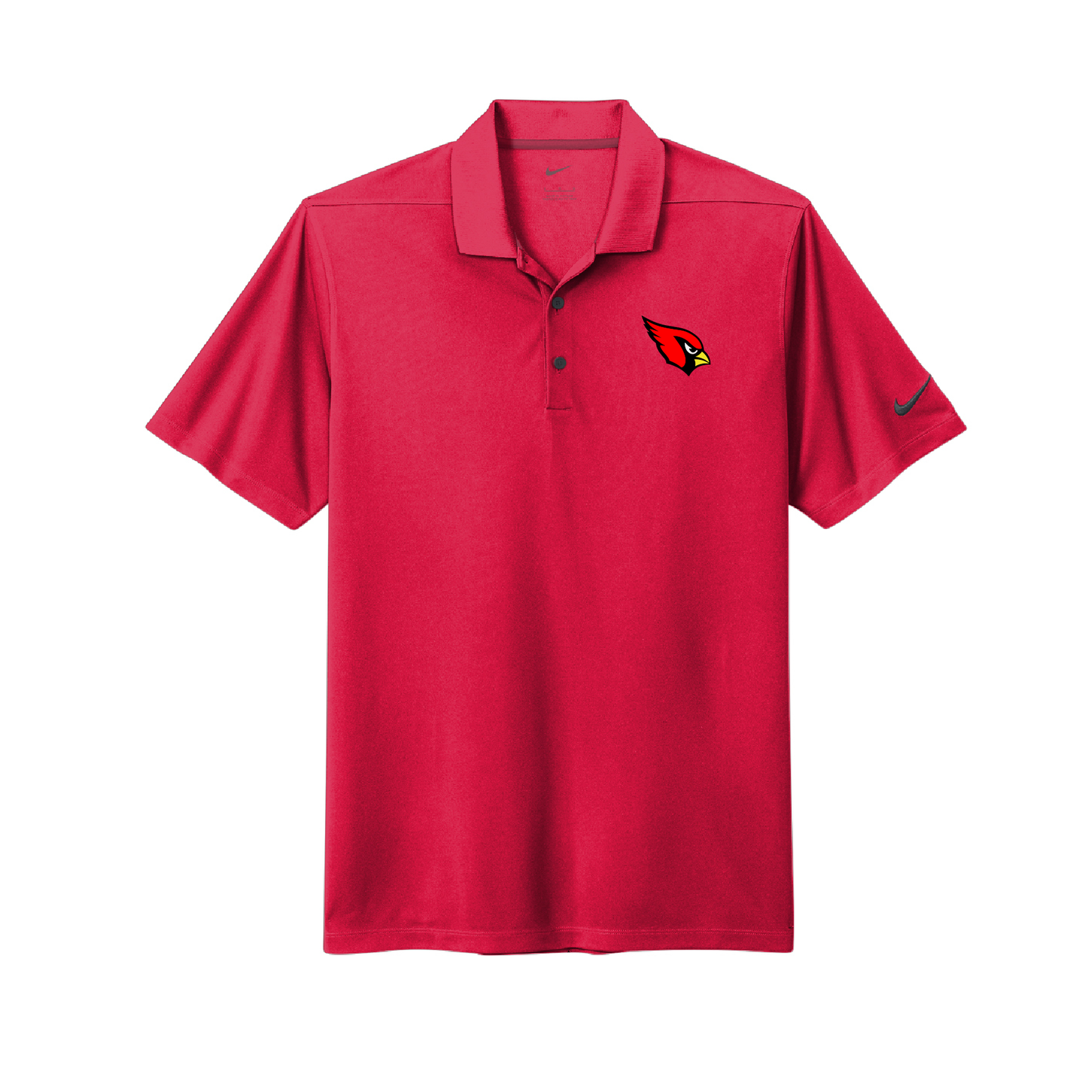 Collinsville Cardinals - Embroidered Cardinal - Nike Mens Dri-FIT Micro Pique 2.0 Polo