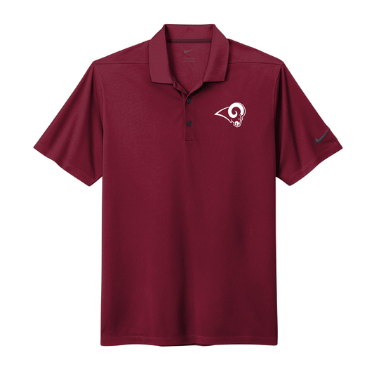 Owasso Rams - Embroidered Ram - Nike Mens Dri-FIT Micro Pique 2.0 Polo
