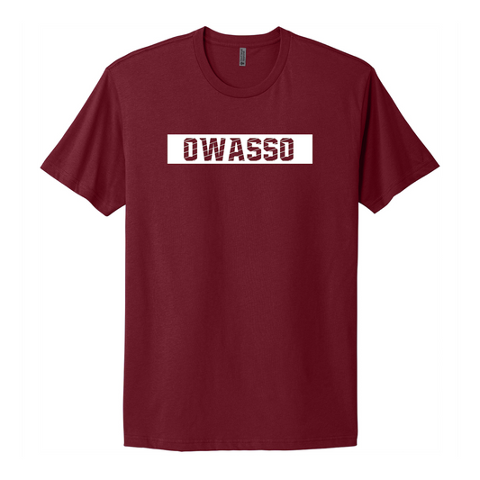 Owasso Rams - Screen Print Owasso Box Angle - Tee