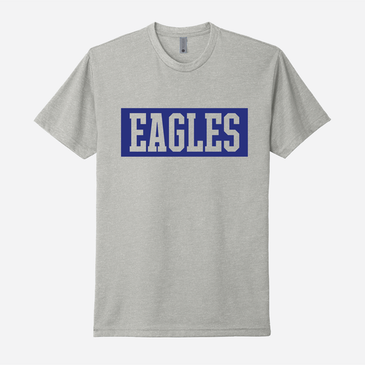Rejoice Eagles - Screen Print Eagles Block - Unisex Tee (Silk)