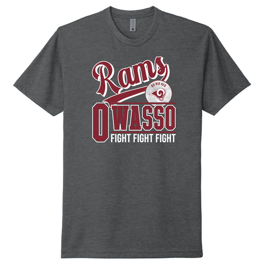 Owasso Rams - Screen Print Owasso Spirit - Tee