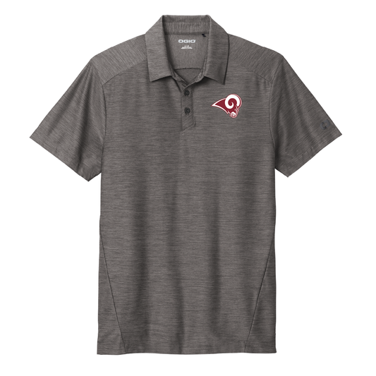 Owasso Rams- Embroidered Ram - Ogio Polo (Grey)