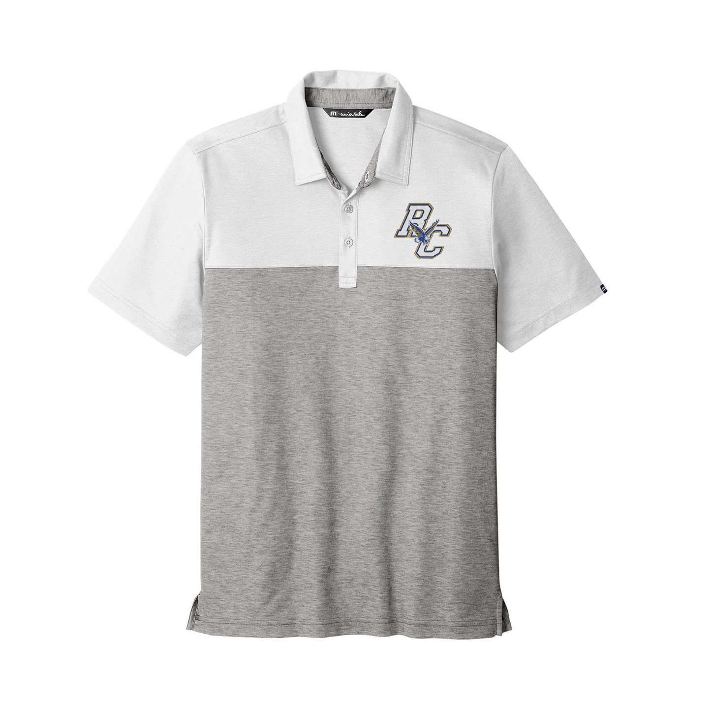 Rejoice Eagles - Embroidered Rejoice Christian Eagles Logo - TravisMathew Blocked Polo