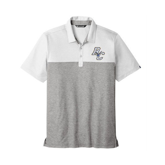 Rejoice Eagles - Embroidered Rejoice Christian Eagles Logo - TravisMathew Blocked Polo