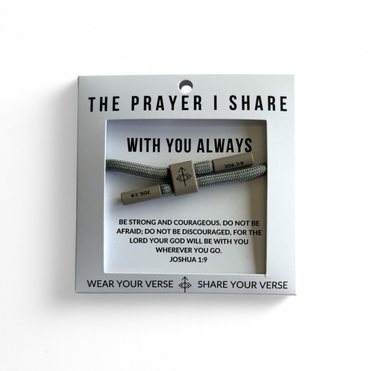 WITH YOU ALWAYS Christian Cord Bracelet