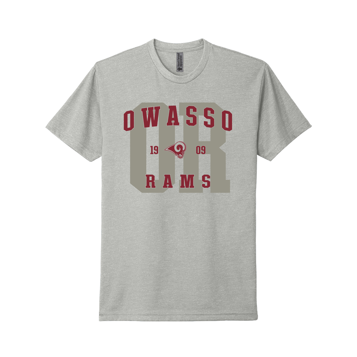 Owasso Rams - Screen Print Owasso Rams OR Shadow - Tee (Silk)
