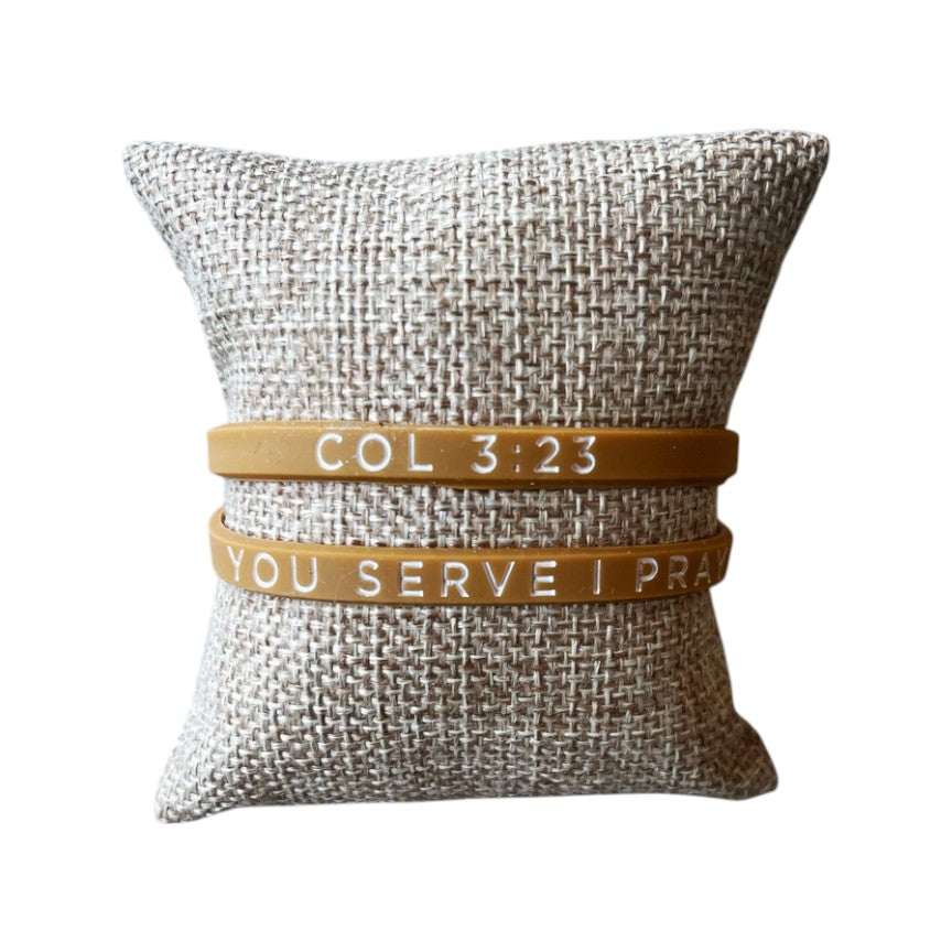 You Serve I Pray Military | First Responder Bracelet